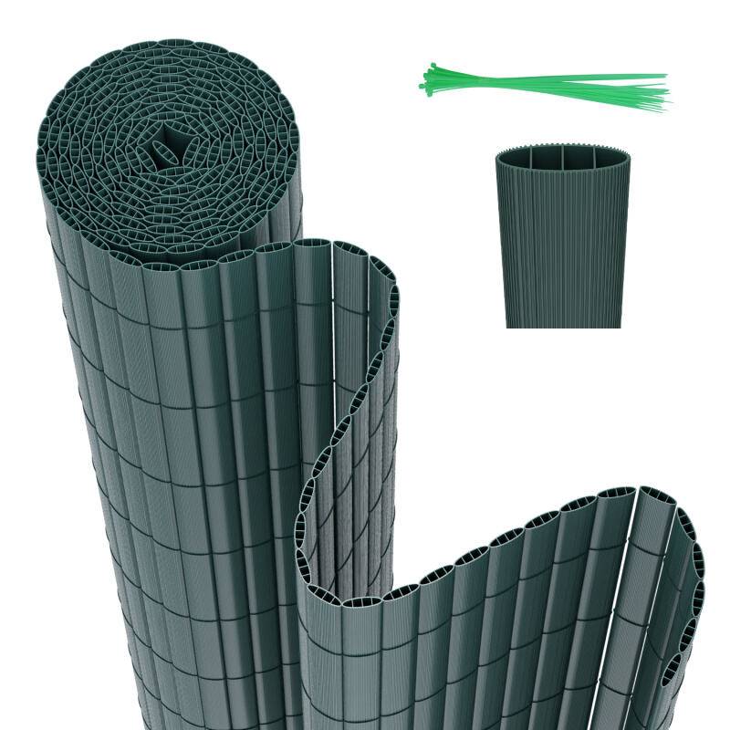 PVC Sichtschutzmatte Outdoor Balkonverkleidung Wetterfest UV-Schutz Sichtschutzzaun Balkon Terrasse Windschutz Sichtschutz für Balkon Garten Markise