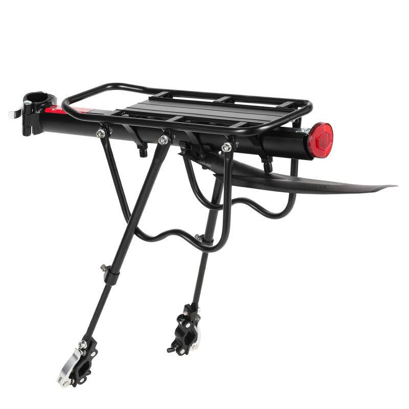Fahrrad Gepäckträger Mountainbike Einstellbare, mit Reflektor- verstellbar für 24 - 29 Zoll Fahrräder, inkl. Schutzblech, belastbar bis maximal 50