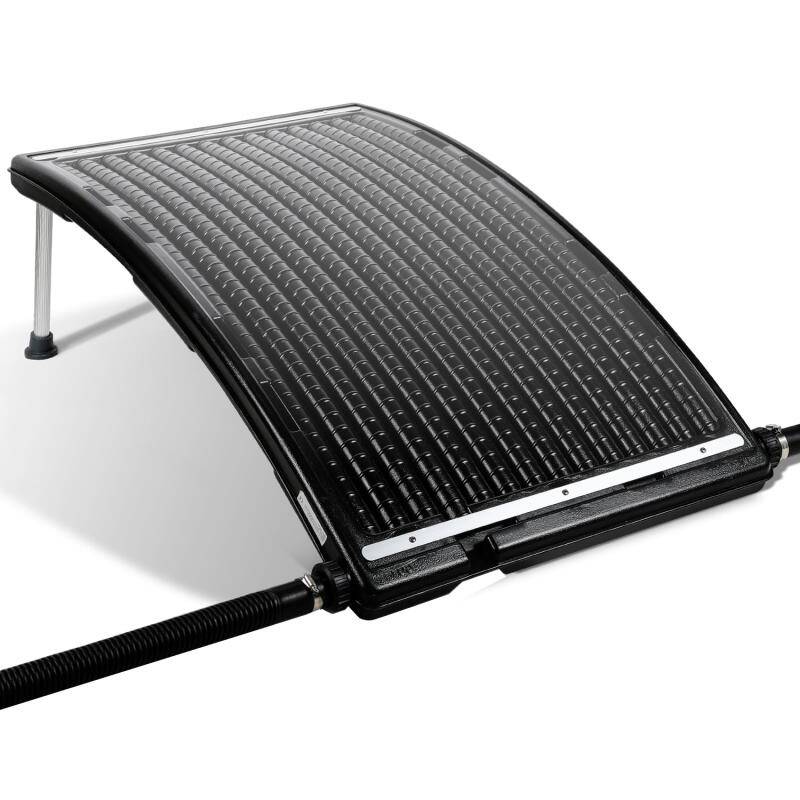 solarheizung Schlauchanschluss mit 38 mm Durchmesser Fassungsvermögen bis zu 15 Liter Solar Poolheizung 1 Stück 110x69x14cm