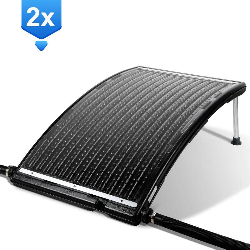 solarheizung Solarheizung umweltfreundliches Erhitzen Pool-Wärmepumpe Fassungsvermögen bis zu 15 Liter 2 Stück 110x69x14cm