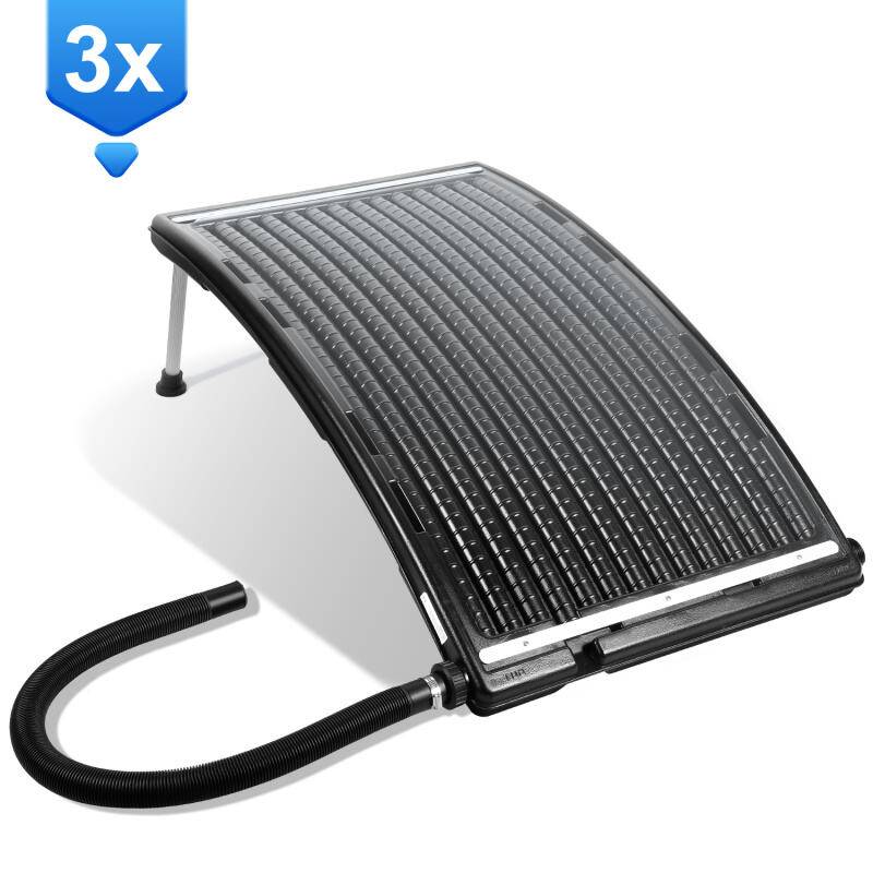 solarheizung Solarheizung umweltfreundliches Erhitzen Pool-Wärmepumpe Fassungsvermögen bis zu 15 Liter 3 Stück 110x69x14cm