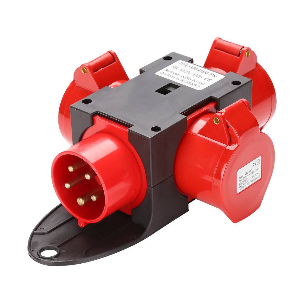 Stromverteiler Baustromverteiler Verteiler CEE Kraftstrom IP44 für Baustelle 3 x CEE 400V / 16A Steckdose 5P