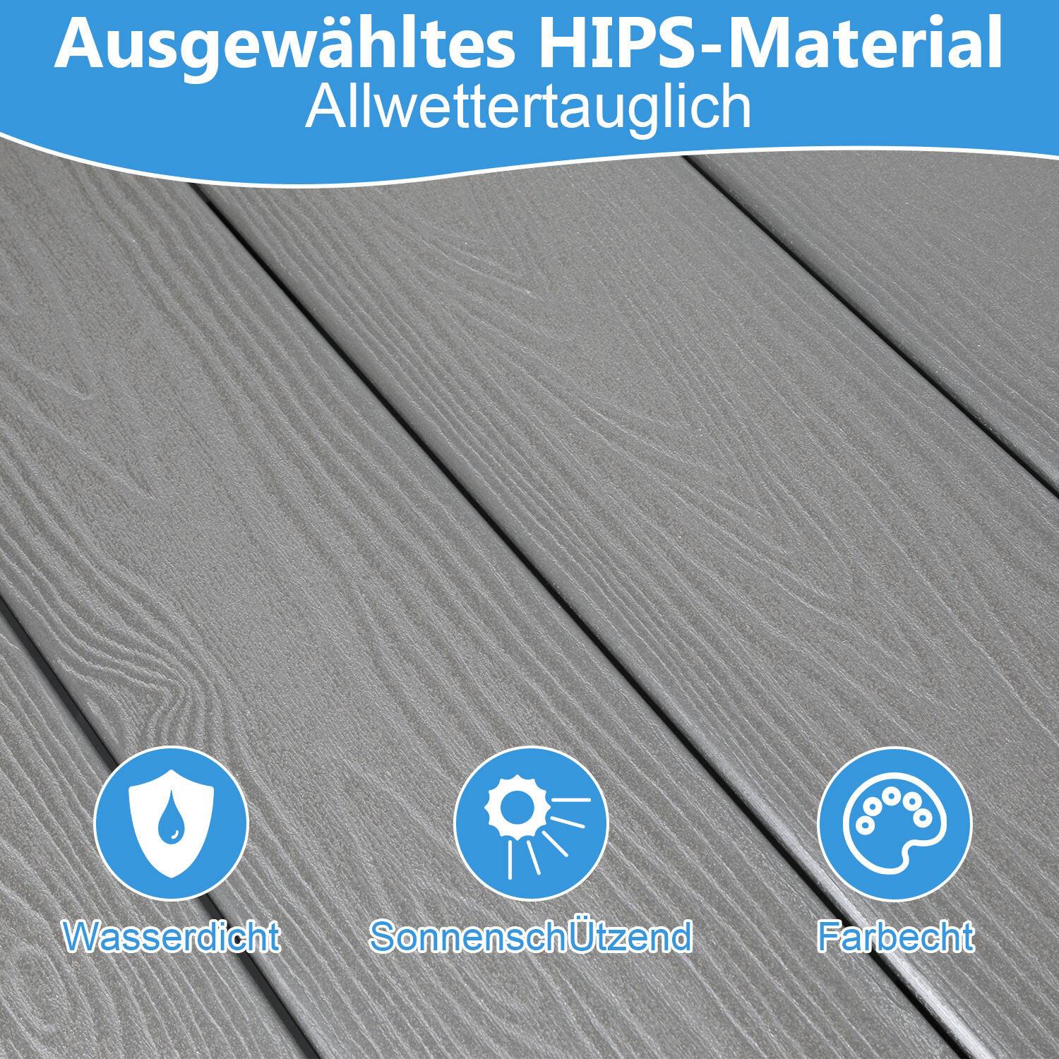 Balkontisch Hängetisch Gartentisch Balkonhängetisch Klappbar Klapptisch Balkon Tisch mit 3 Höhen, 2 Tassenhalterungen, in Dielen-Optik, 60x40 cm Gr