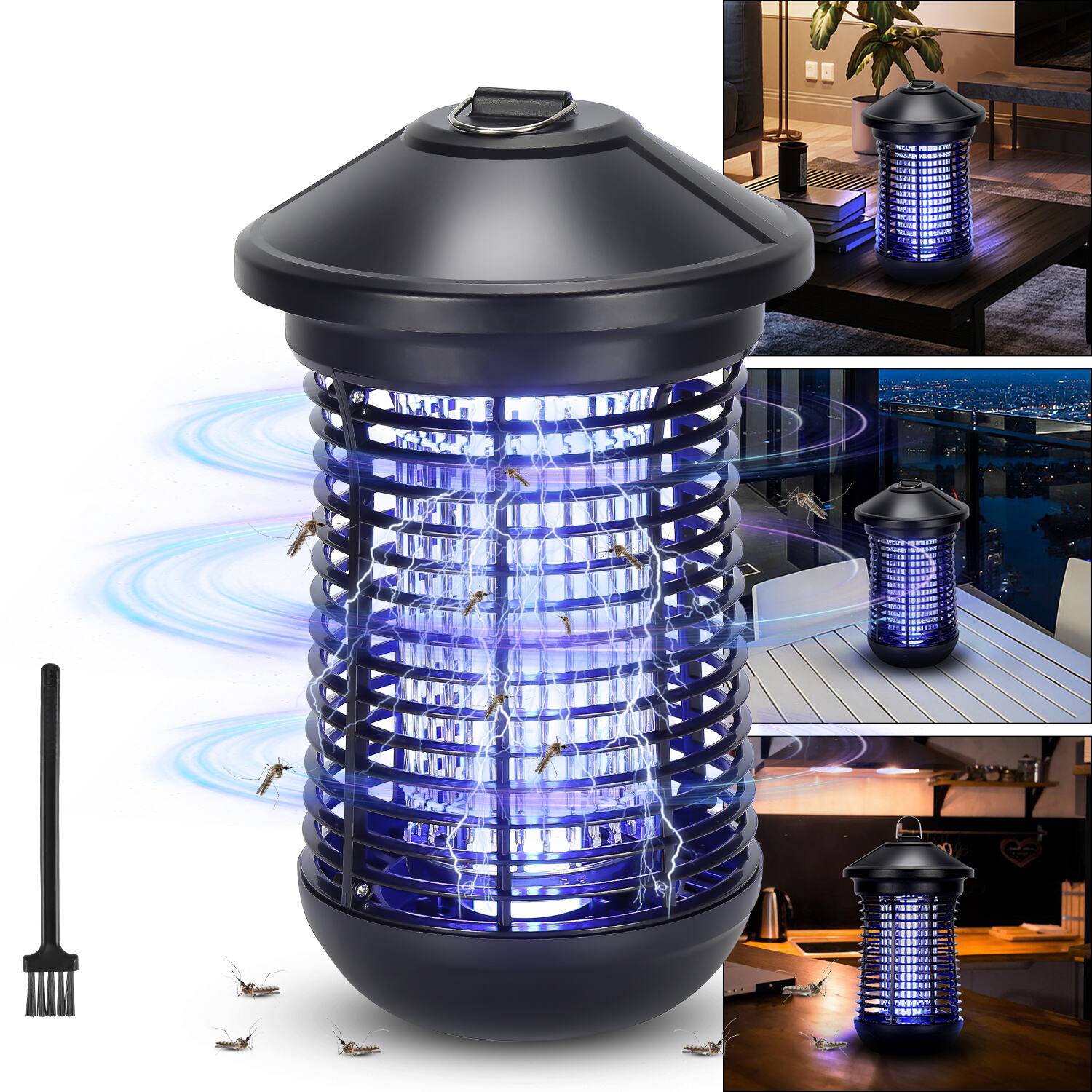 18W Elektrischer Insektenvernichter UV-Licht LED OutdoorMoskito Insektenabwehr Insektenfalle Moskitofalle Mückenlampe Mückenfalle