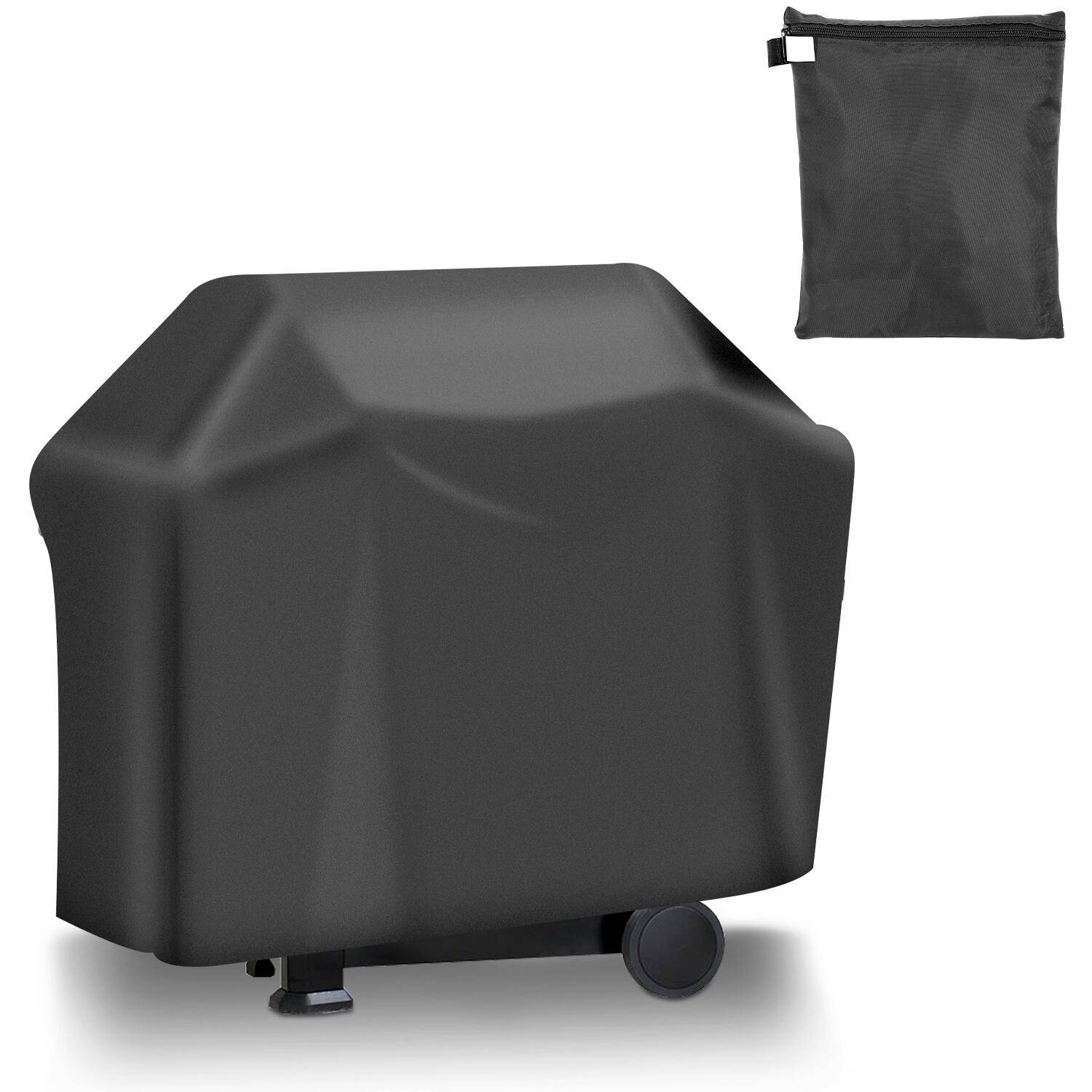 Grillabdeckung Grill Abdeckhaube BBQ Gasgrill Cover 210D Oxford-Stoff Schutzhülle Abdeckplane 145x61x117cm