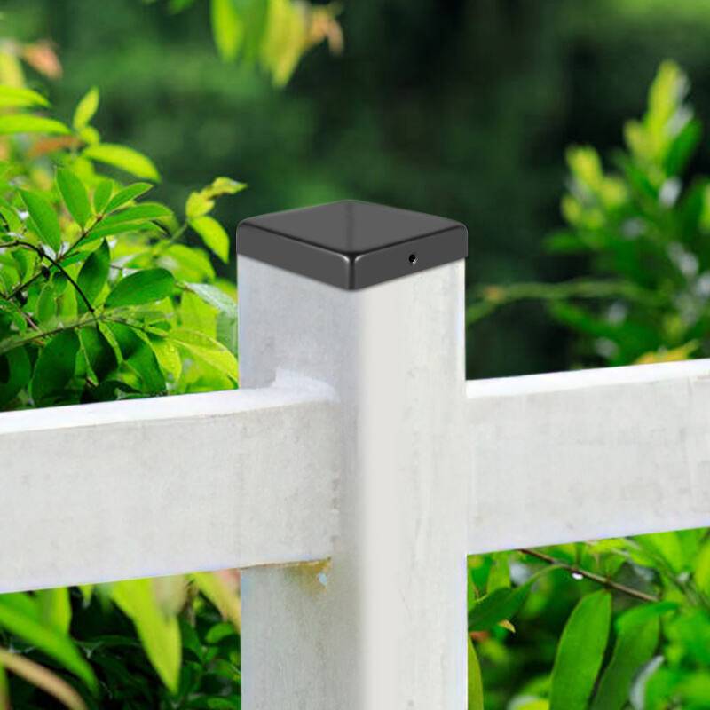 Pfostenkappe 10x Pyramide Abdeckkappe für Pfosten Zaunpfahl Abdeckung 91x91mm Schwarz