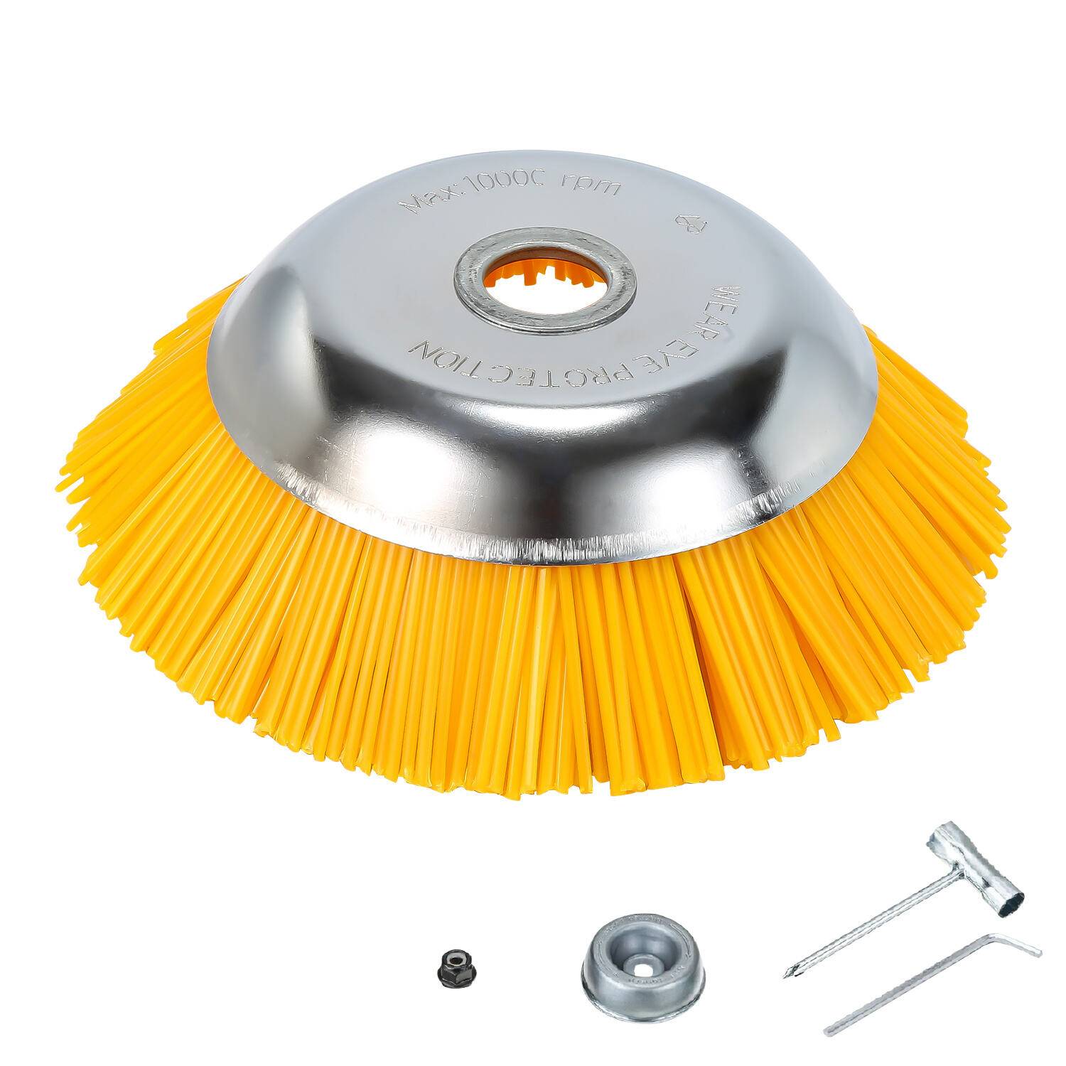 Unkrautbürste Nylon Freischneideraufsatz Nylonbürste Für Stihl Motorsense Freischneider 25,4x200mm