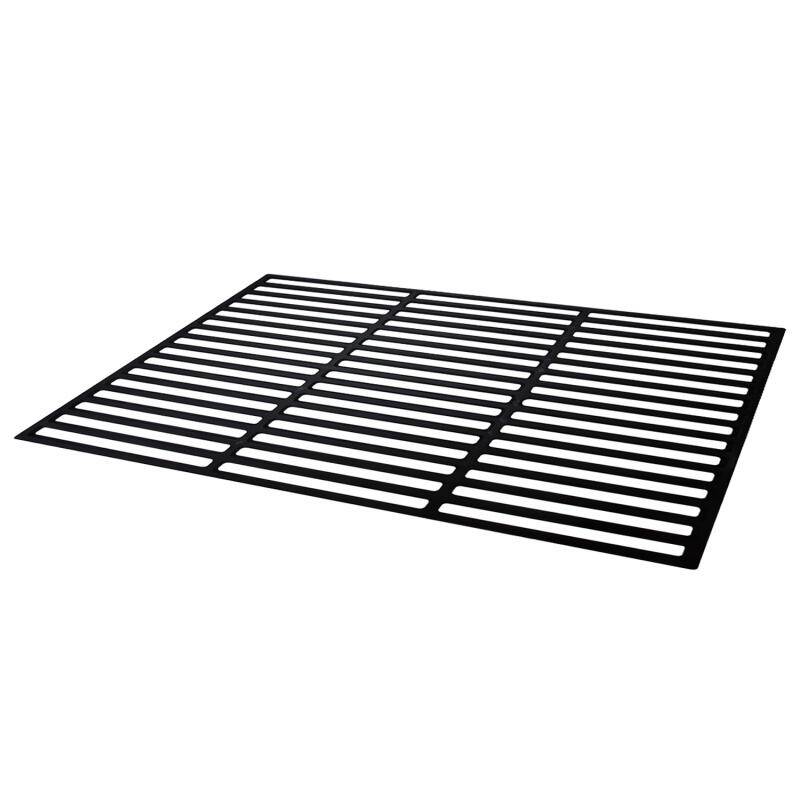 Grillrost 54x34cm BBQ Gusseisen emailliert Grillplatte rechteckig Rost Grillgitter
