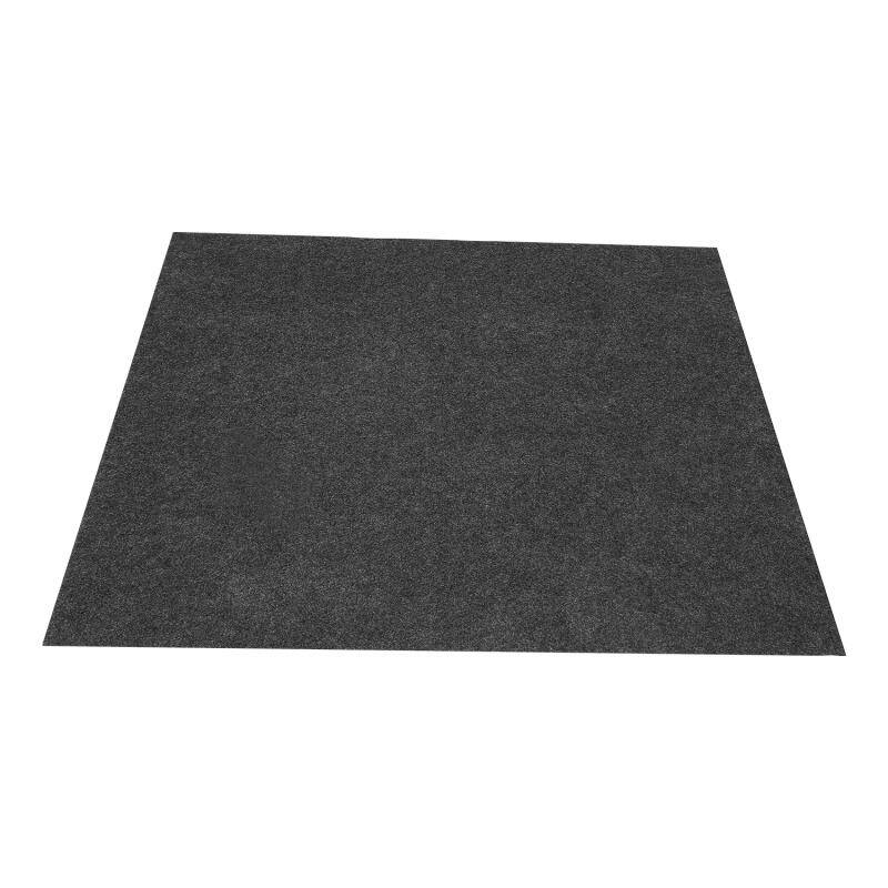 Grillteppich Bodenschutzmatte Grillteppich Outdoor Grau 75x120cm