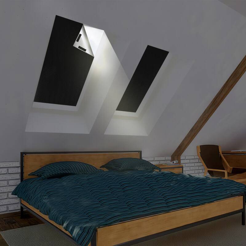 140*200cm Verdunklungsstoff Sonnenschutz Verdunkelungs Sonnenschutz zu 100% verdunkelnd,Folie mit Thermobeschichtung,lichtundurchlässige für Fenster