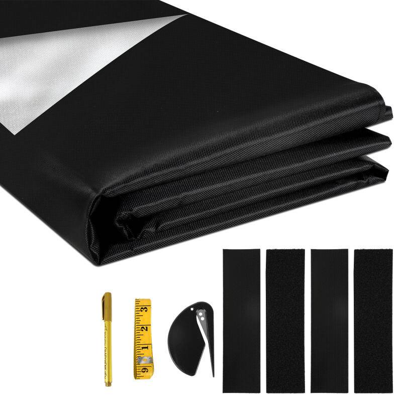 Verdunklungsstoff Verdunkelungsfolie für Fenster, Velux und Dachfenster lichtundurchlässige 145*300CM