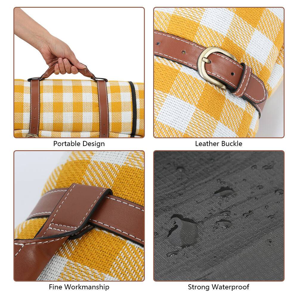 Picknickdecke 200x200cm Wasserdicht und Isoliert Reisedecke Campingdecke Stranddecke Leicht Kompakt XXL Camping Picknick Outdoor Garten Ultraleicht