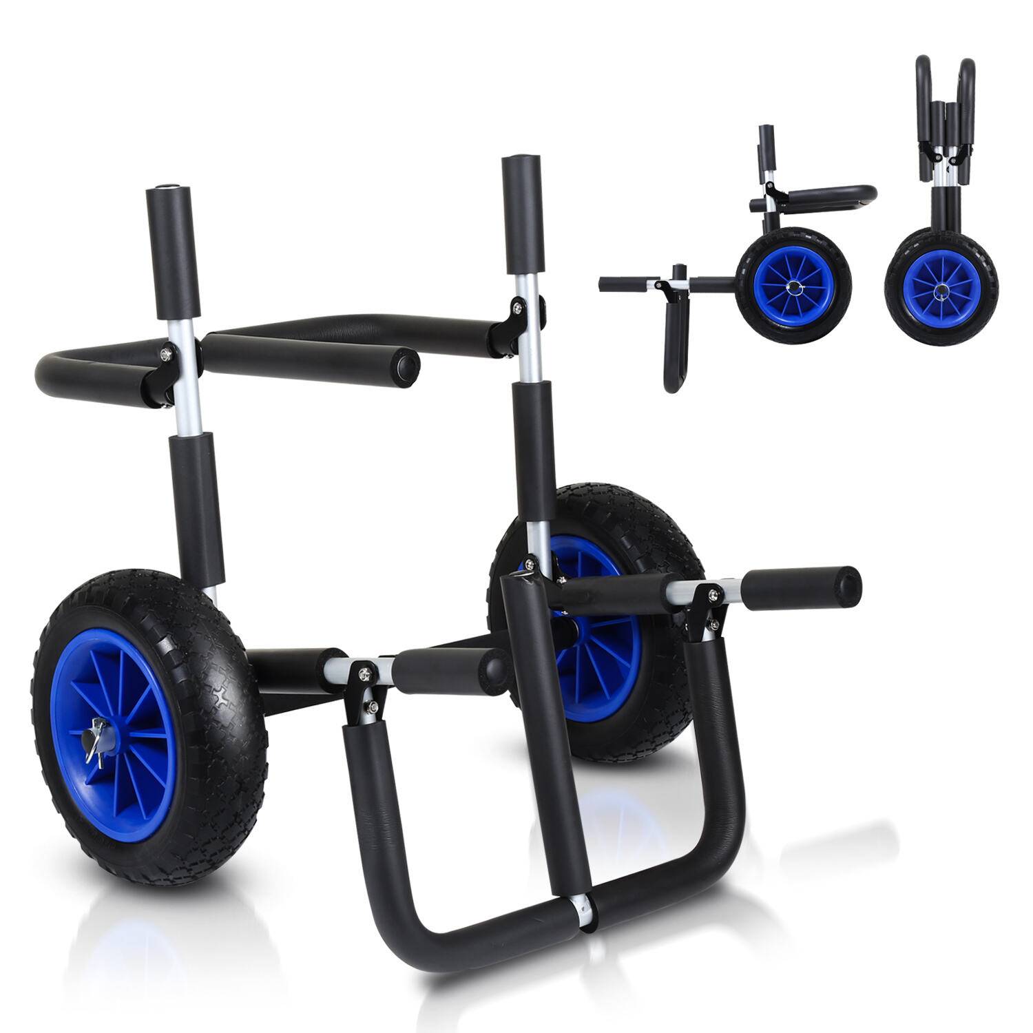 SUP-Transportwagen trolley für sup Surfwagen Bootstrailer Bootswagen mit Spanngurt für 2x SUP Stand Up Paddle Surfboard