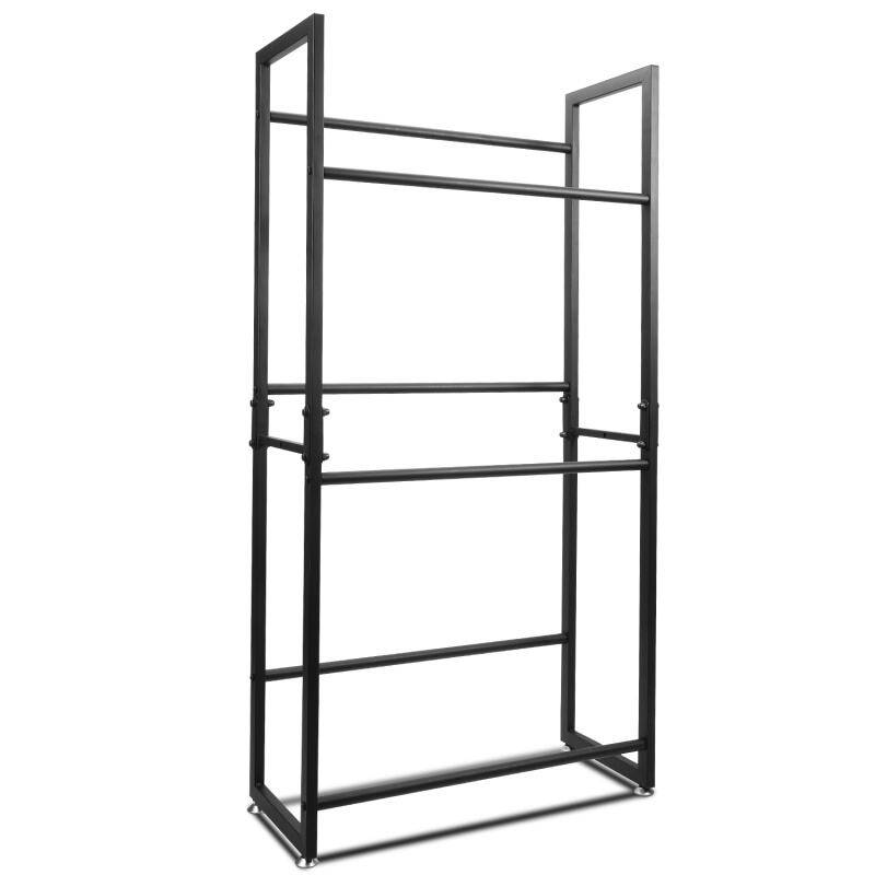 3x Getränkekistenregal Regal für Getränkekisten Bierkistenregal Getränkekisten aus Metall 105x32x85cm