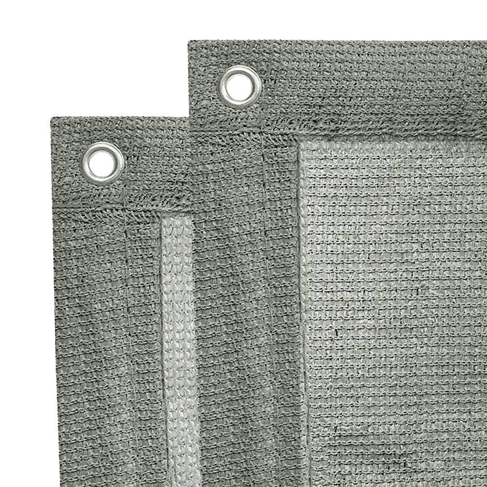 75x600cm Balkon Sichtschutz Balkonbespannung Balkonverkleidung Grau Balkonsichtschutz Windschutz UV-Schutz aus HDPE