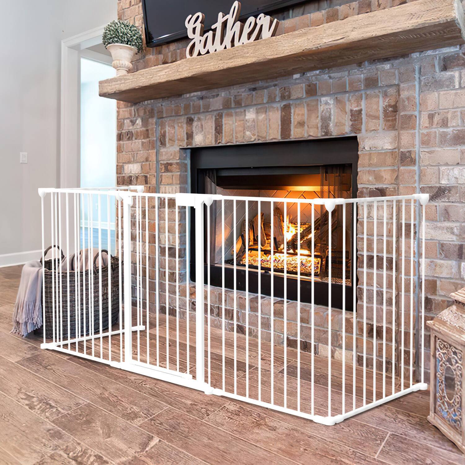 Kaminschutzgitter 5x Türschutzgitter Kinderschutzgitter Schutzgitter Ofen Absperrgitter Tierschutzgitter 300x75cm