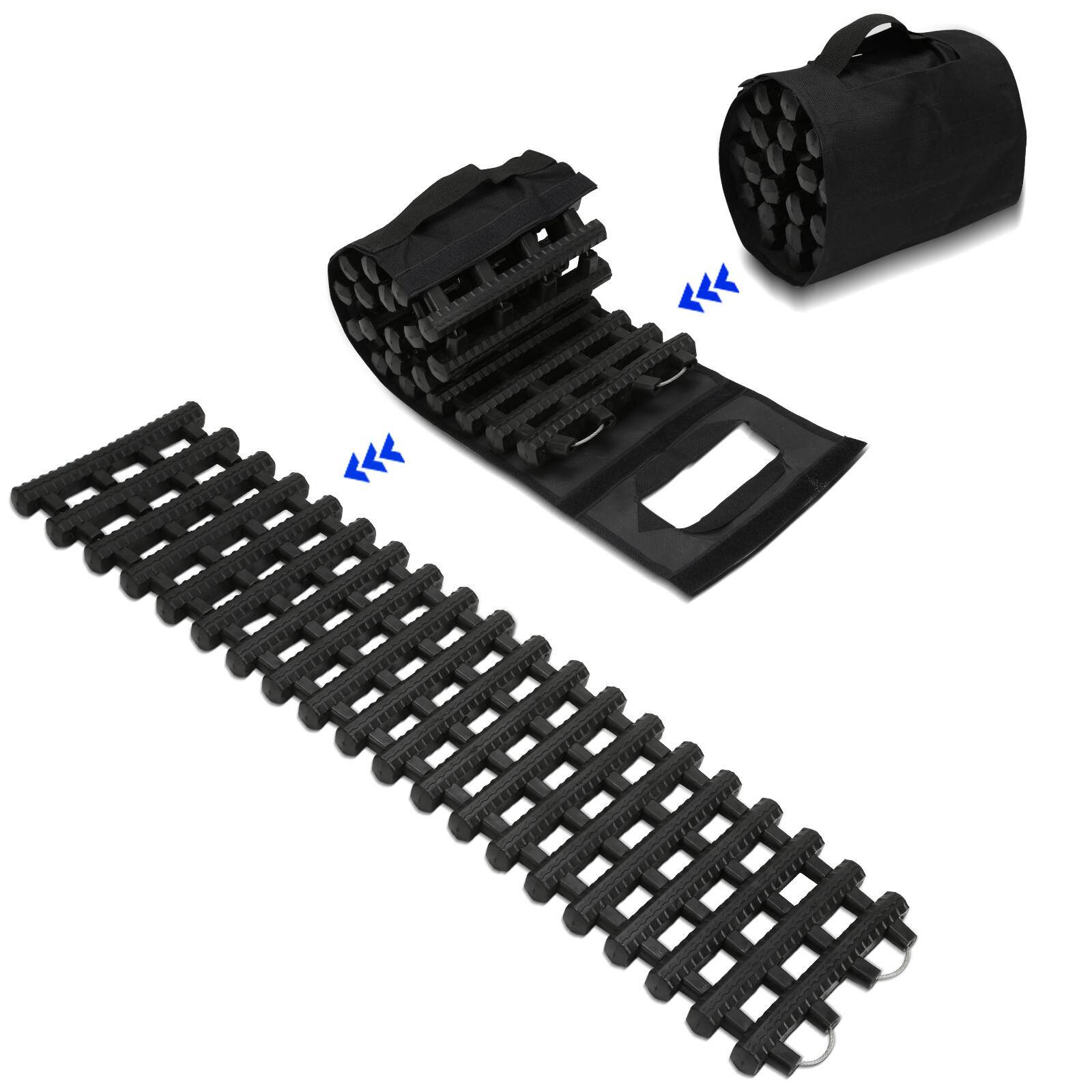Anfahrhilfe 2x Tracks max.3.5t Sandbleche 100cm PKW LKW Traktionsplatte für Sand Schlamm Schnee