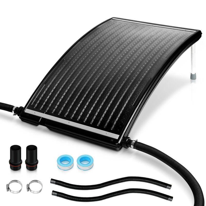 1x Solarheizung Sonnenkollektor Poolheizung Schwarz
