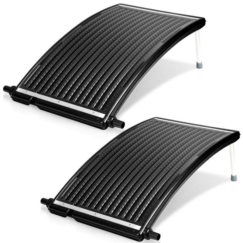 2x Solarheizung Sonnenkollektor Poolheizung Schwarz