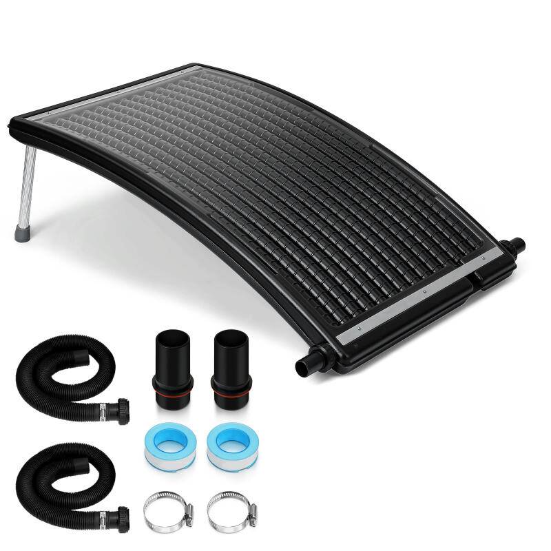Solarheizung Gartendusche Pool Sonnenkollektor Poolheizung Schwarz 1 Stück