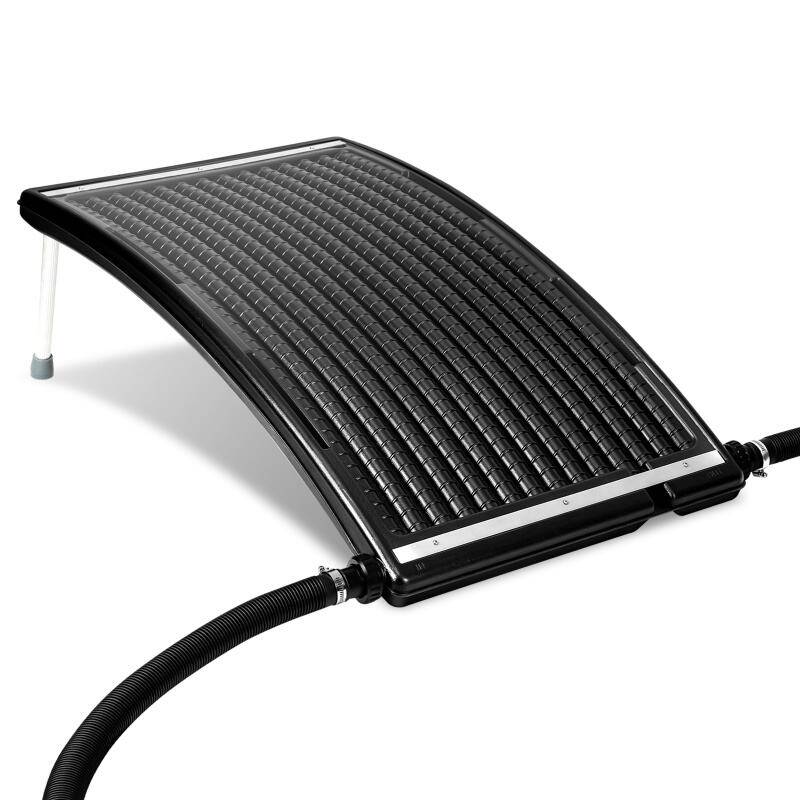 Solarheizung Sonnenkollektor für Schwimmbad Gartendusche Pool Schwarz 2 Stück