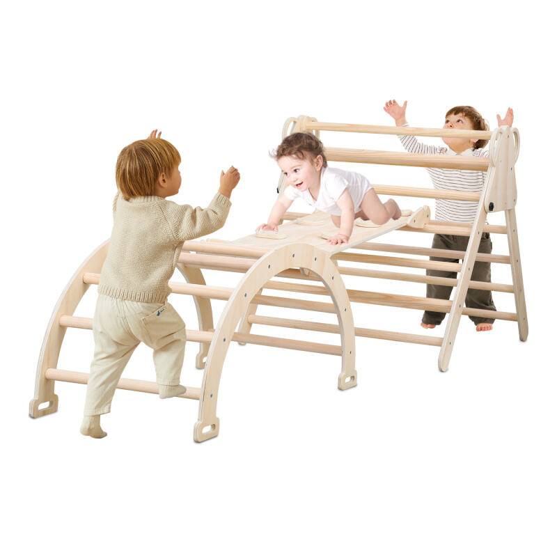 kletterdreieck Kletterndes Dreieck Kletterbogen Kletterbrett für Kleinkinder ab 2 Jahre