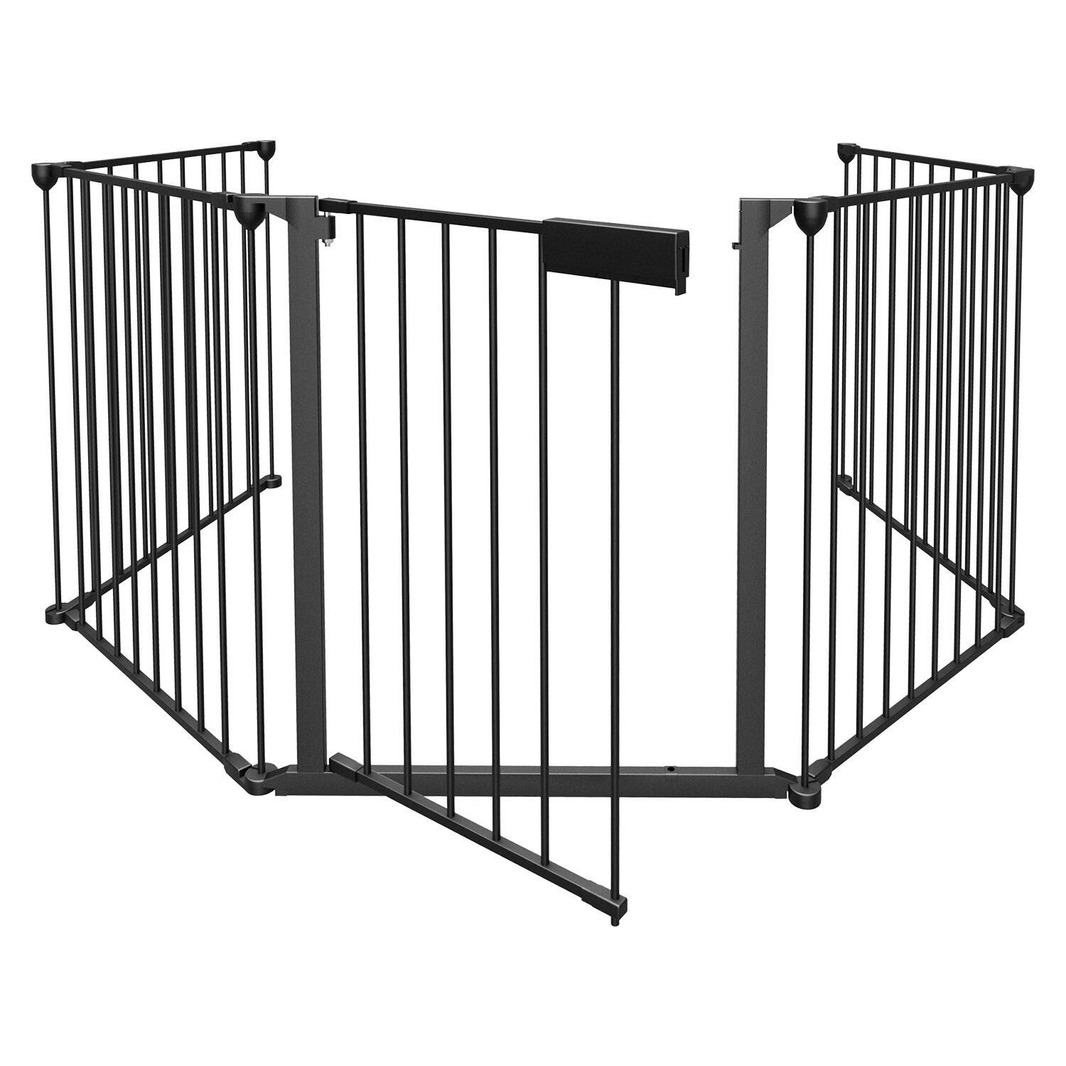 Kaminschutzgitter 5-tlg Ofenschutzgitter 300x75cm Laufgitter Absperrgitter Tierschutzgitter Türschutzgitter Kinder-Sicherung