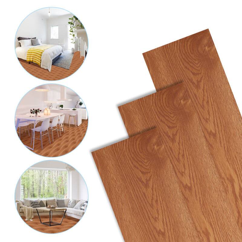 PVC Bodenbelag Vinylboden Selbstklebend mit Holz-Optik, 21 Stück 2,92m² Vinyl Klebefliesen Bodenfliesen Selbstklebend, PVC Boden Rutschfest Wasserfe