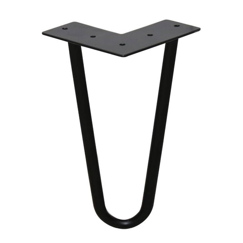4x Hairpin Legs Tischbeine Stahl DIY Tischkufen Tischbeine Tisch Austauschbare 2 Bügel, 15cm