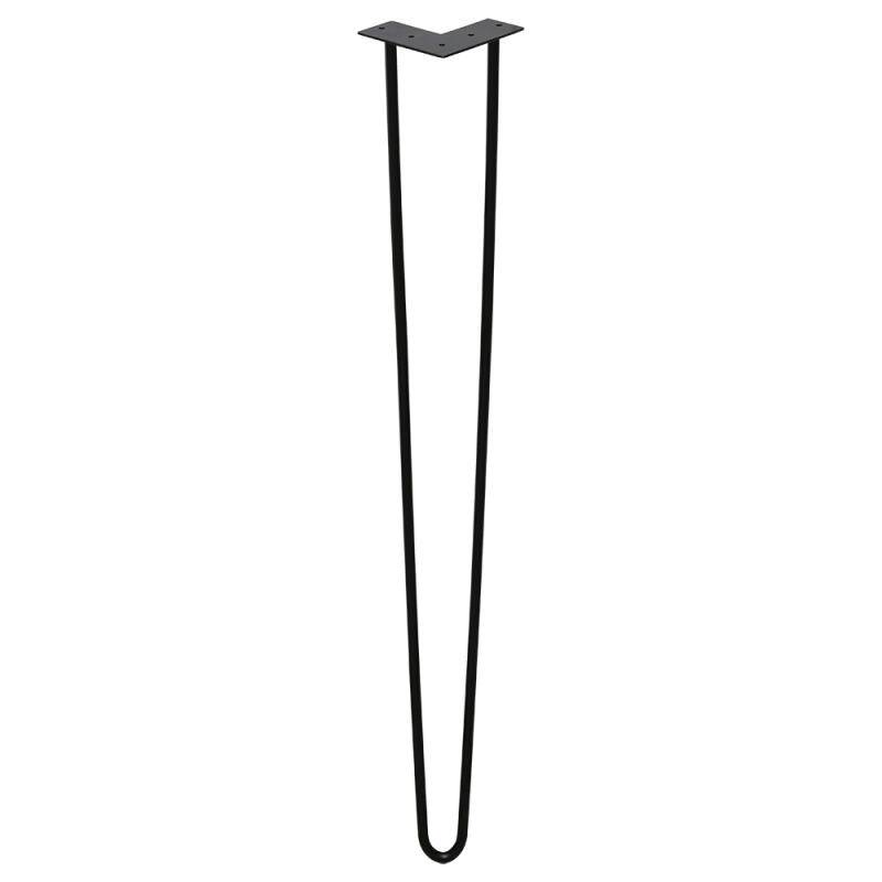 4x Hairpin Legs Tischbeine Stahl DIY Tischkufen Tischbeine Tisch Austauschbare 2 Bügel, 61cm