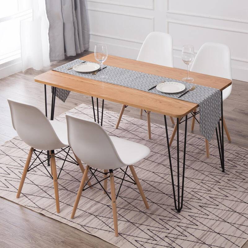 4x Hairpin Legs Tischbeine Stahl DIY Tischkufen Tischbeine Tisch Austauschbare 3 Bügel, 40cm