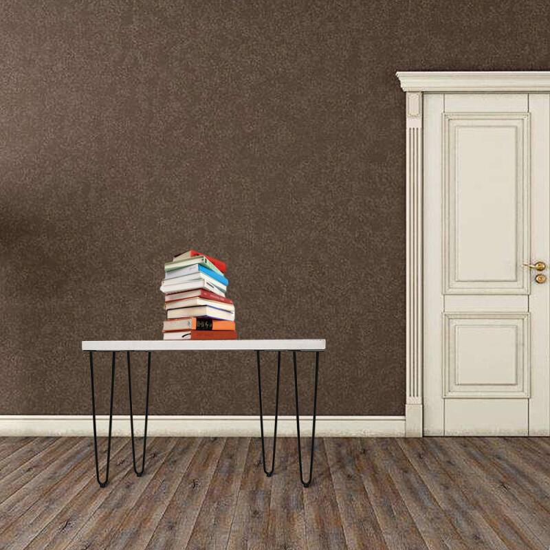 4x Hairpin Legs Möbelbeine Tischläufer schwarz Hairpin Legs 3 Bügel, 45cm