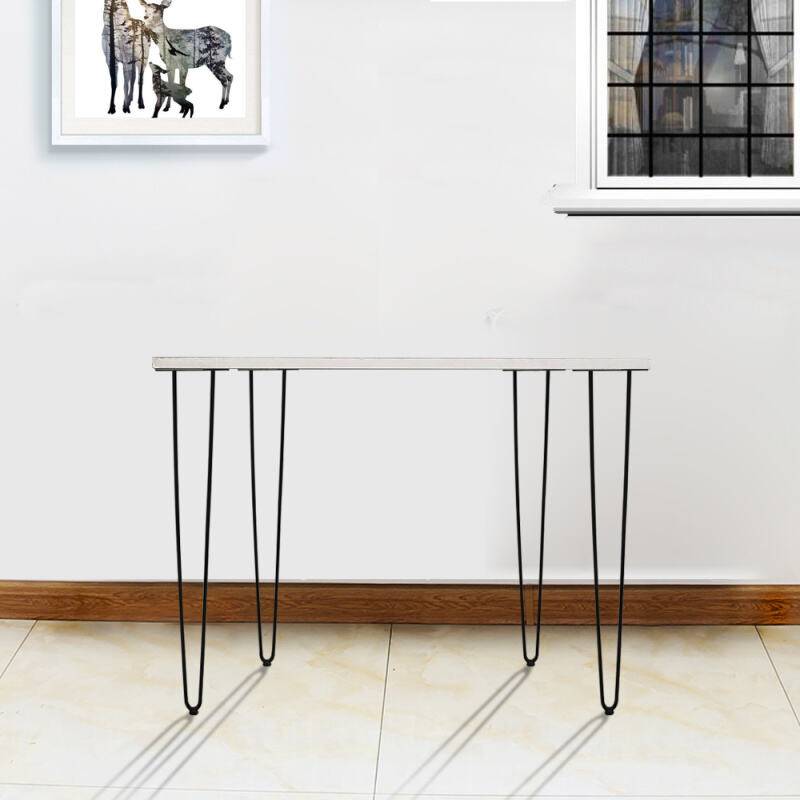 4x Hairpin Legs Tischbeine Stahl DIY Tischkufen Tischbeine Tisch Austauschbare 3 Bügel, 61cm