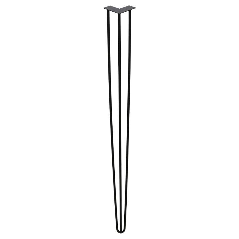 4x Hairpin Legs Tischbeine Stahl DIY Tischkufen Tischbeine Tisch Austauschbare 3 Bügel, 72cm