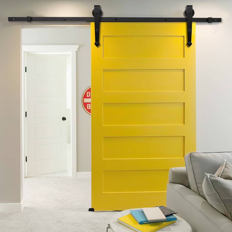Schiebetürsystem Bodenführungsrolle Laufschiene Schiebetürbeschlag—Arrow—183cm