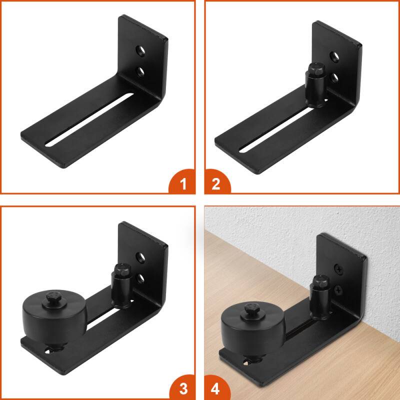 Schiebetürsystem Bodenführungsrolle Laufschiene Schiebetürbeschlag—Floor guide—11.5cm（1 Stück）
