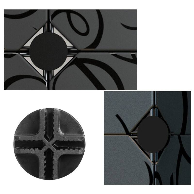 Regalsystem Kleiderschrank Kleiderschrank DIY Kunststoff Garderobe für Miethaus Stapelbar 20 Boxen/Dekor bedruckt