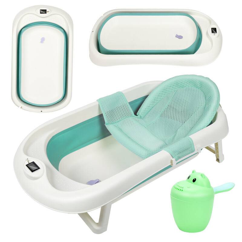 Baby Badewanne Babywanne klappbar Neugeborenen Anti-Rutsch Babywanne Faltbare