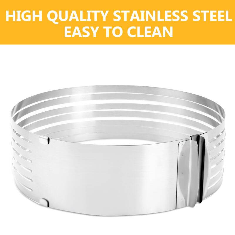 Torten Set Tortenboden 4tlg aus Edelstahl - Tortenheber Tortenschneider Schneidhilfe - Kuchen Boden Heber Messer Tortenring 23-30cm