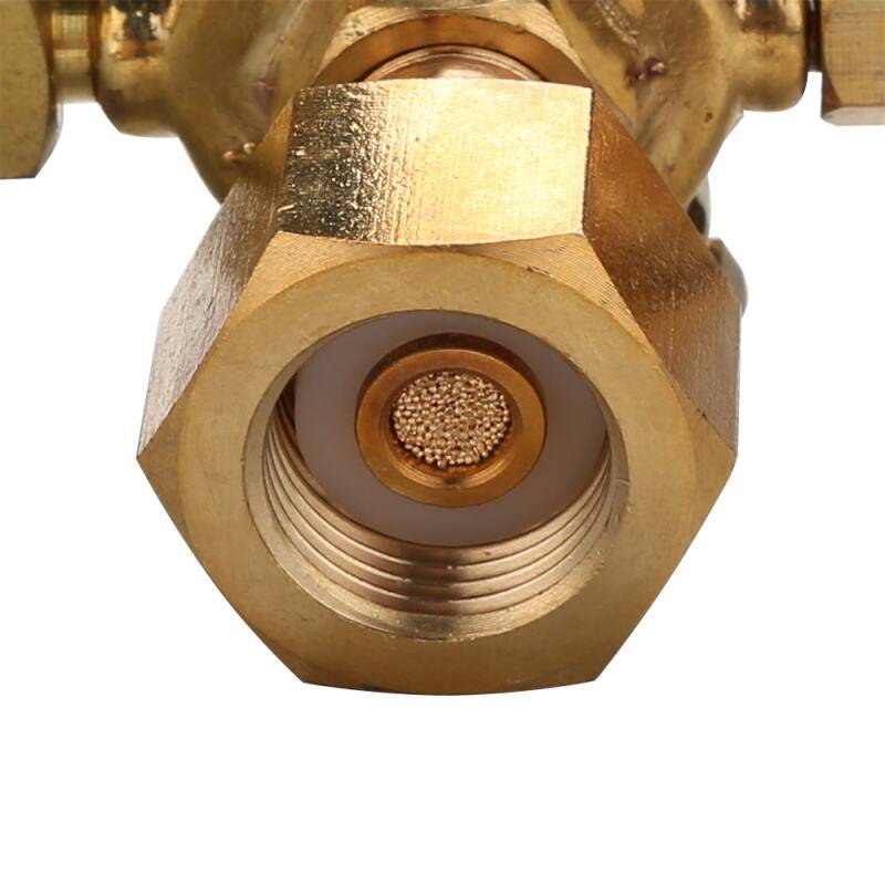 MINI Gas Druckminderer Argon CO2 MIG MAG WIG Schutzgas Schweißgerät Druckregler