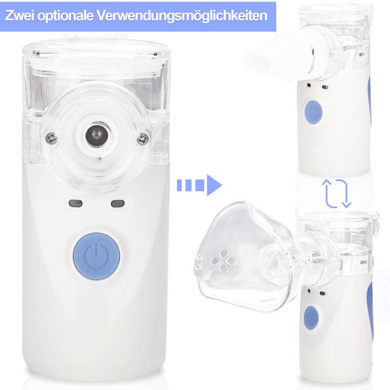 Inhalator Tragbarer Handvernebler Machine Mesh Steam Inhalator für Kinder, Erwachsene