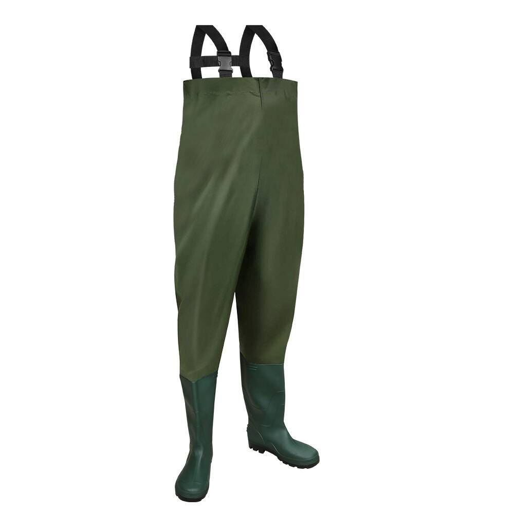 Wathose Angelhose Denier Nylon Teichhose mit Gummi Watstiefel Gr.40/41