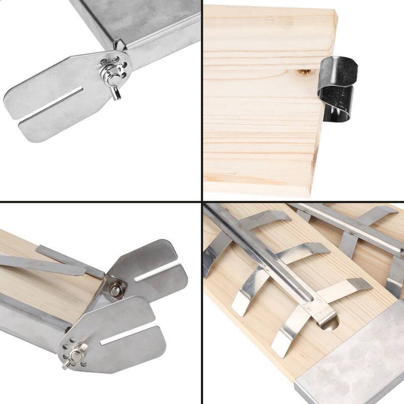 Flammlachsbrett Räucherbrett 2er Set Holzplatten mit sehr stabilen Halterungen