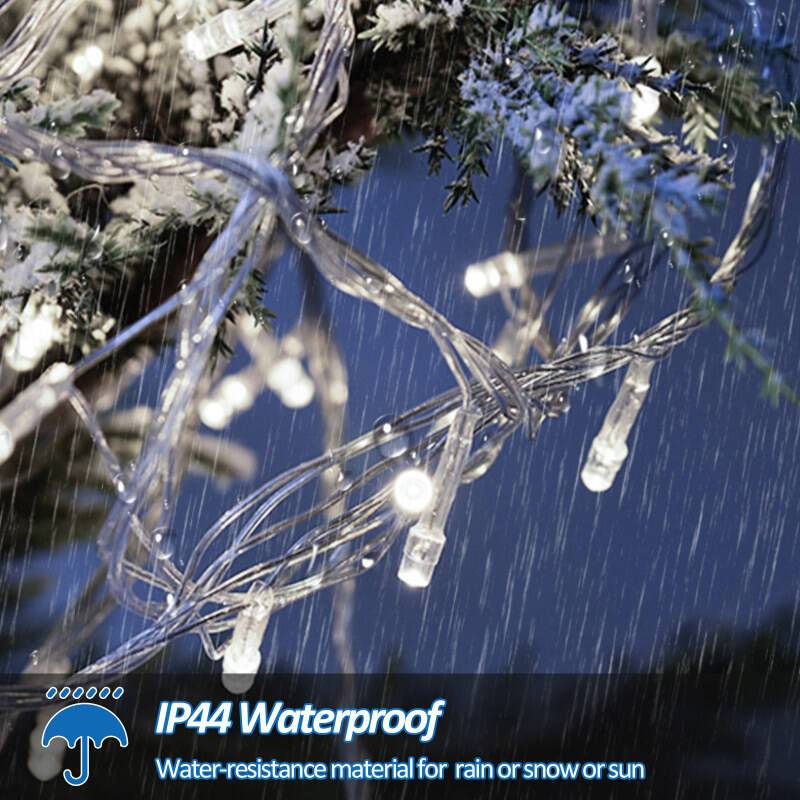 200M 1000 Lichterkette LED Lichterkette Kaltweiß Weihnachtsbeleuchtung Garten Deko Weihnachten