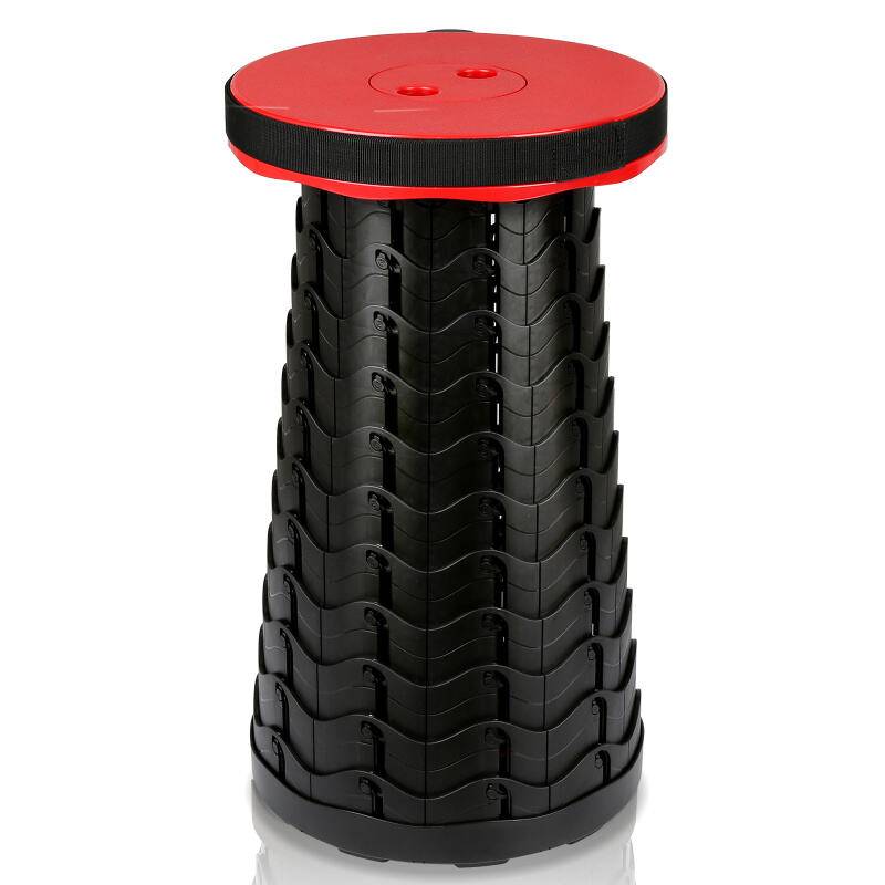 Tragbarer Klappstuhl klappbarer Campinghocker Gartenstuhl für Camping,Picknick 45x26CM rot