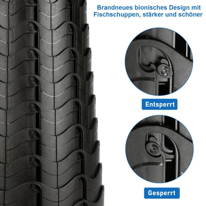 Tragbarer Klappstuhl klappbarer Campinghocker Gartenstuhl für Camping,Picknick 45x26CM Blau