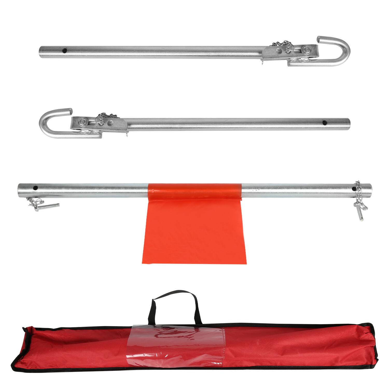 Abschleppstange Sicherheit Kfz Pannenhilfe Abschleppstange bis zu2tonnen 1,8m 3 teilig