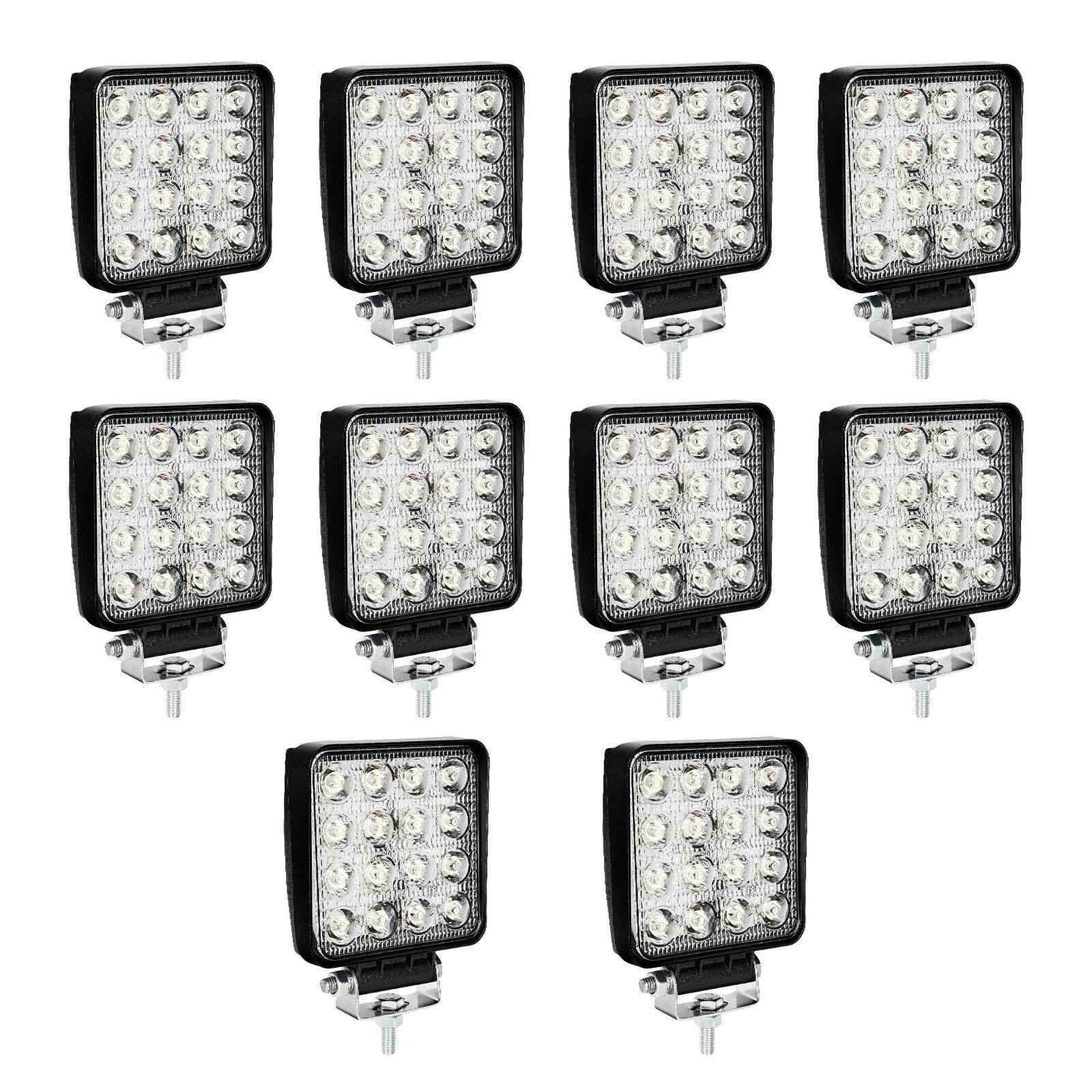 LED Scheinwerfer Arbeitsscheinwerfer 10 Stück LED KFZ 48W Auto Traktor Flutlicht Scheinwerfer, LED, Ausgestattet mit modernster LED-Technologie