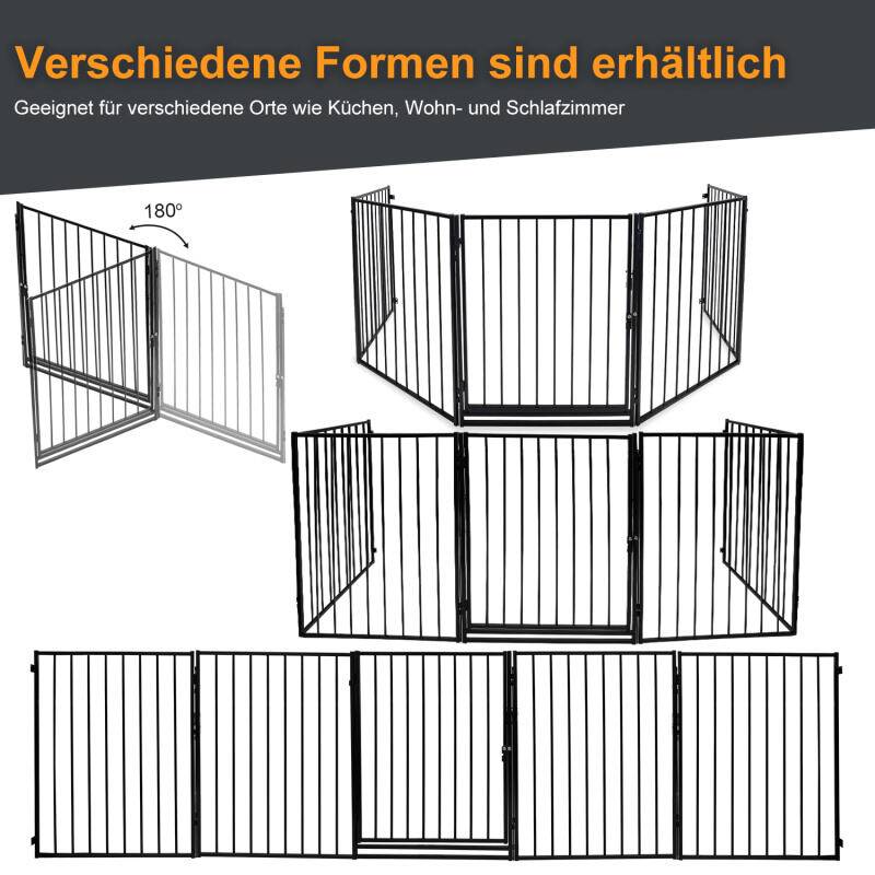 Kaminschutzgitter Faltbar 5 Stück Schutz Absperrgitter Türschutzgitter Kinder