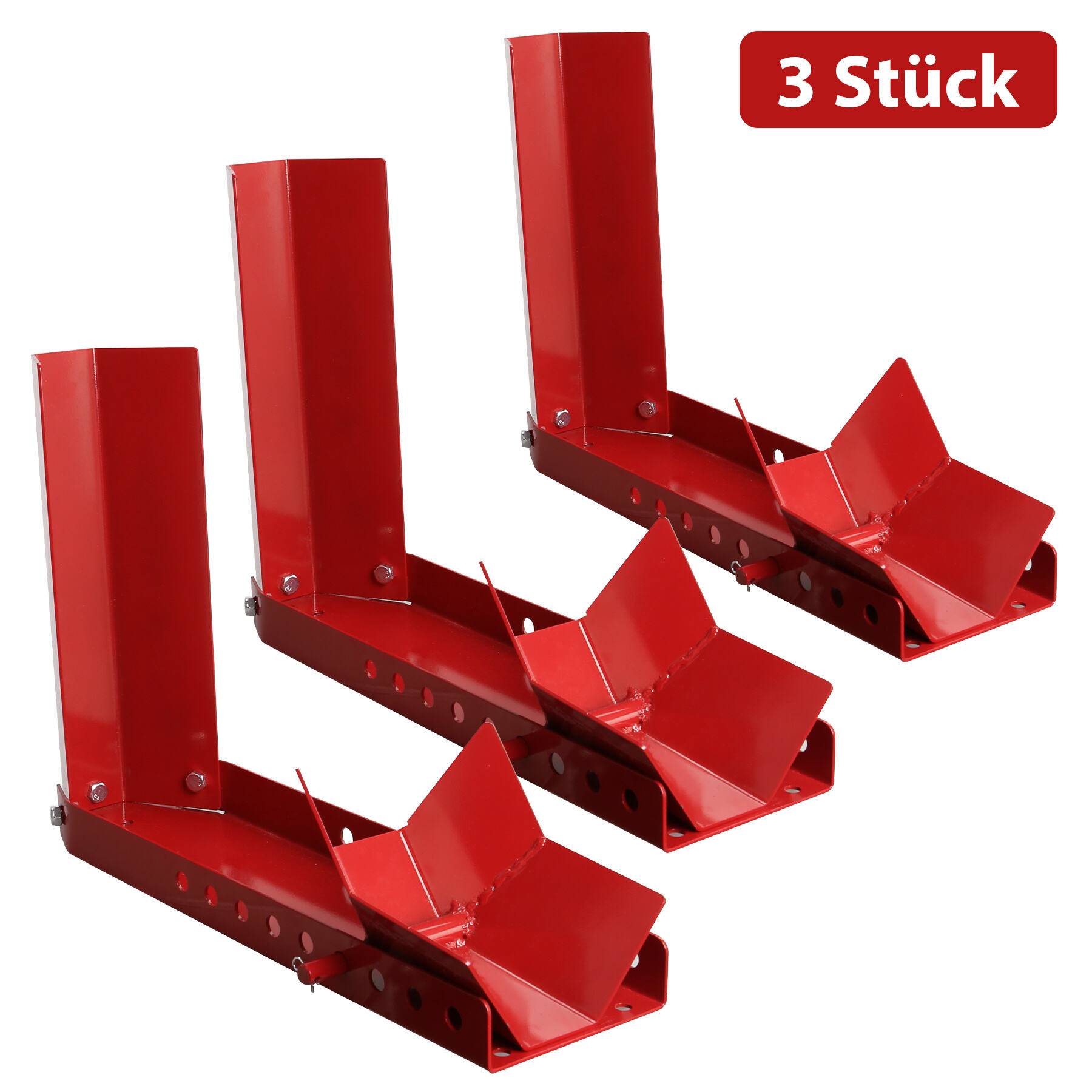 3x Motorradständer Ständer Motorradheber Montagehilfe Transportständer Motorradständer rot